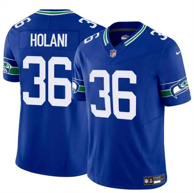 Men's Seattle Seahawks #36 George Holani Royal 2024 F.U.S.E Throwback Vapor Limited Football Stitched Jersey,We sell and wholesale Men's Seattle Seahawks #36 George Holani Royal 2024 F.U.S.E Throwback Vapor Limited Football Stitched Jersey on line form chian!